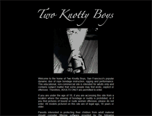 Tablet Screenshot of knottyboys.com